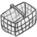 basket,empty,blank icon