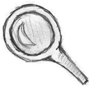 find, search, zoom icon