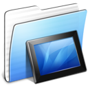 aqua, folder, stripped, wallpapers icon