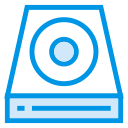 cd, cdrom, device, drive, dvd, rom, storage svg vector icon