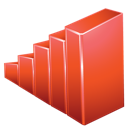 graph, red icon