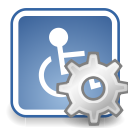 assistive, desktop, preferences, technology svg vector icon
