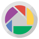 pic, picasa, pics svg vector icon