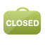 closed,sign icon