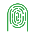 biometric, finger, fingerprint, key, protection, scan, security svg vector icon