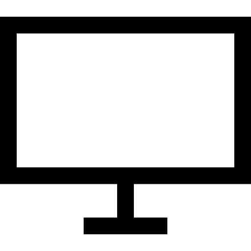 Monitor svg vector icon