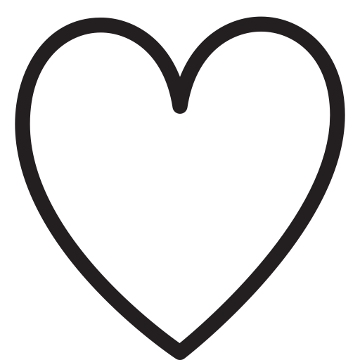 Heart svg vector icon