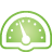 basic, dashboard, green icon