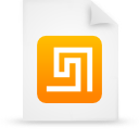 file,document,paper,orange icon