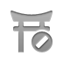 shinto,temple,cancel icon