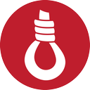 game, hangman, red icon