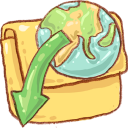 folder,download,descending,fall,decrease,down,descend icon