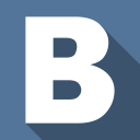 kontakte, vk, vkontakte svg vector icon
