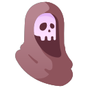 character, death, evil, fantasy, grim reaper, rpg, skull svg vector icon