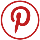 pin, pinterest svg vector icon