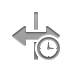 flip,horizontal,clock icon