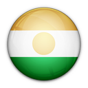 flag, niger, of icon