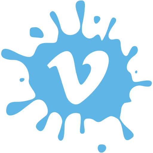 social,media,blot,set,vimeo icon