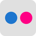 flickr, marketing, media, social, website svg vector icon