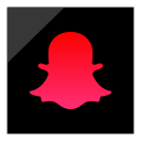 logo, media, snapchat, social svg vector icon