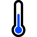 full, half, thermometer svg vector icon