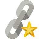 link,star icon