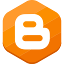 blogger, social network svg vector icon