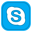 media, skype, social svg vector icon