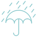 climate, rain, raining, storm, unbrella, weather, wind svg vector icon