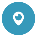 periscope, social svg vector icon