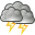 storm, weather icon