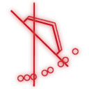 r, thrust icon