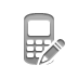 phone,pencil icon