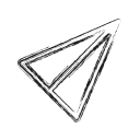 productivity, send, shape, social svg vector icon