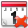 calendar, delete icon
