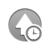 arrow,up,clock icon
