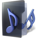 folder,music,clear,clean icon
