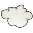 cloud, popcorn, weather icon