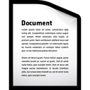 document, file, word icon