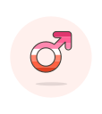 lesbian, male, sign svg vector icon