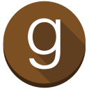 books, ebooks, g, goodreads, round, social media svg vector icon