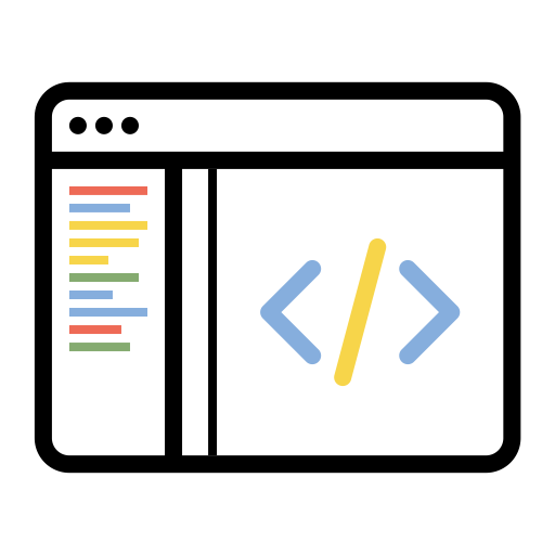 Code svg vector icon