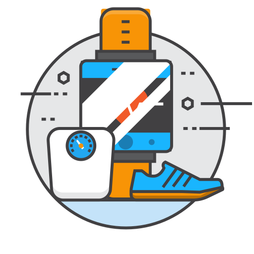Fitness Tracker svg vector icon
