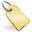 tag, yellow icon