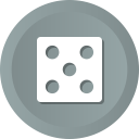 bet, casino, dices, game, line, lodo svg vector icon