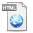 file, html icon