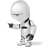 android, automatic, automatic machine, automaton, machine, machine gun, paranoid, robot, shadow, with icon