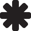 asterix svg vector icon