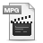 file,mpg,paper,document,video,mpeg icon