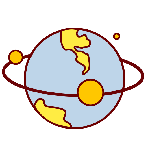 Earth svg vector icon